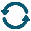 Refresh icon, symbolising updating marketing materials and giving your business a mini makeover.